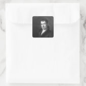 Washington Irving Vierkante Sticker (Tas)