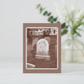 Washington Irving's grafsteen Briefkaart (Staand voorkant)