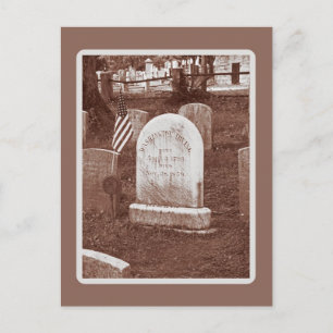 Washington Irving's grafsteen Briefkaart