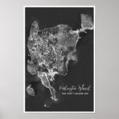 Washington Island door County WI 1938 Aerial Photo Poster (Voorkant)
