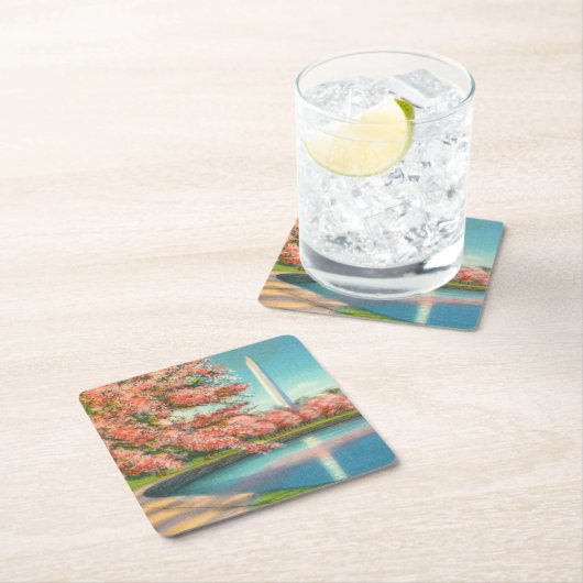 Washington Kartonnen Onderzetters (Insitu)