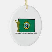 WASHINGTON KENNEWICK MISSIE LDS CTR KERAMISCH ORNAMENT (Rechts)