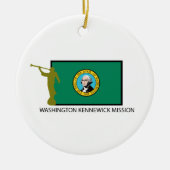 WASHINGTON KENNEWICK MISSIE LDS CTR KERAMISCH ORNAMENT (Voorkant)