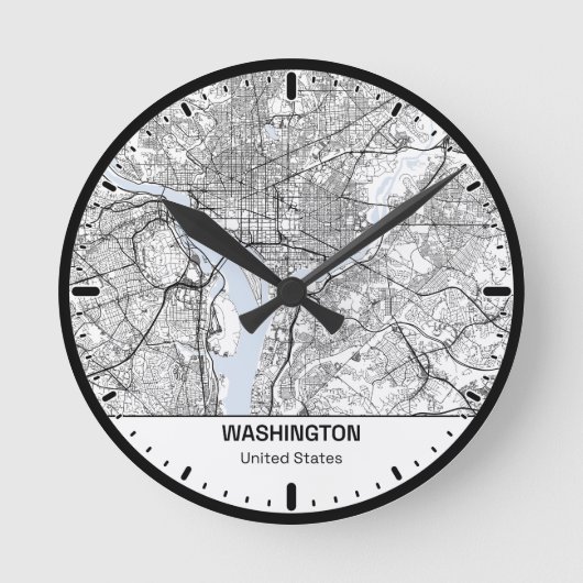 Washington Klok City Line Kunst (Voorkant)