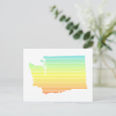 washington koude fade briefkaart (Staand voorkant)