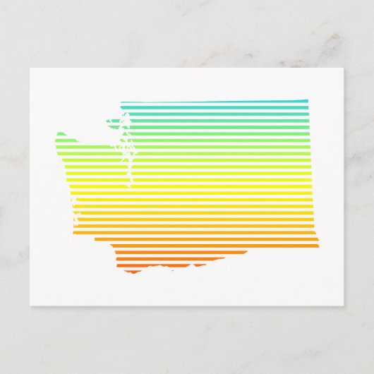 washington koude fade briefkaart (Voorkant)