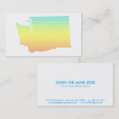 washington koude fade visitekaartje (Voorkant / Achterkant)