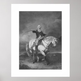 Washington krijgt een groet in Trenton Poster