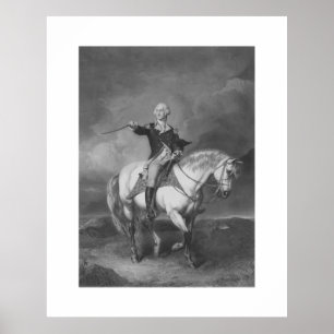 Washington krijgt een groet in Trenton Poster