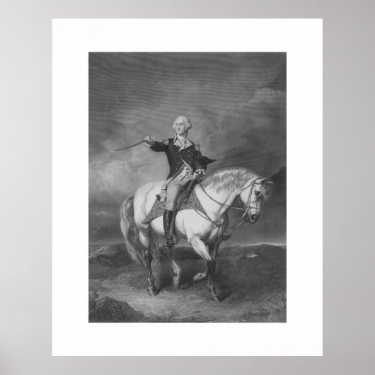 Washington krijgt een groet in Trenton Poster (Voorkant)