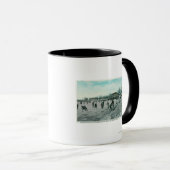 Washington Lake Park Ice Skening Scene Mok (Voorkant rechts)