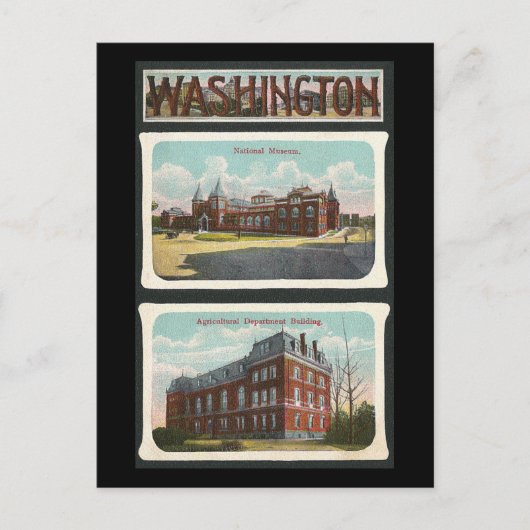 Washington Landmarks Briefkaart (Voorkant)