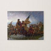 Washington langs de Delaware Legpuzzel (Horizontaal)