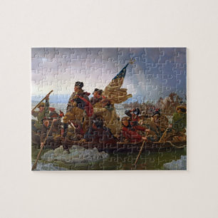 Washington langs de Delaware Legpuzzel