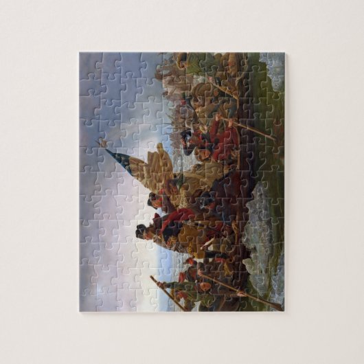 Washington langs de Delaware Legpuzzel (Verticaal)