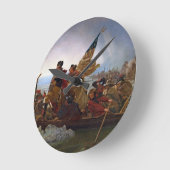 Washington langs de Delaware Ronde Klok (Hoek)