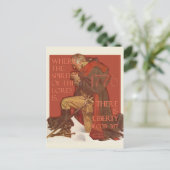 Washington-Liberty en de geest van de Heer Briefkaart (Staand voorkant)