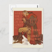 Washington-Liberty en de geest van de Heer Briefkaart (Voorkant / Achterkant)