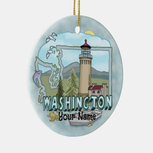 Washington Lighthouse Ornament (Rechts)