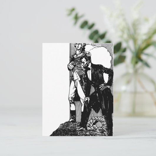 washington lincoln briefkaart (Staand voorkant)