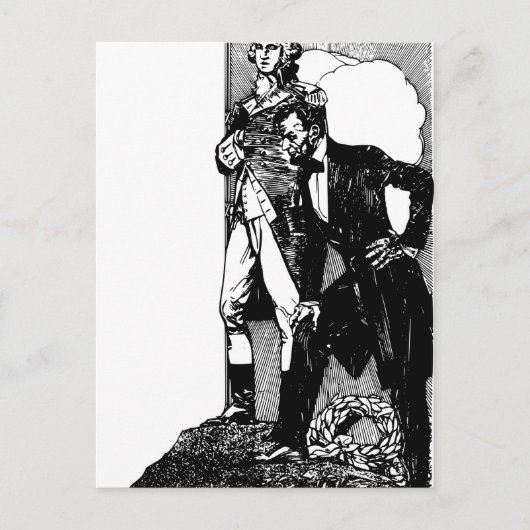 washington lincoln briefkaart (Voorkant)
