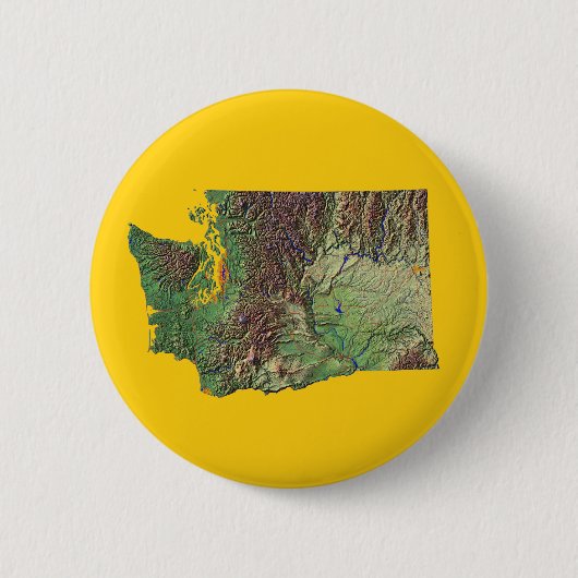 Washington Map Button (Voorkant)