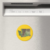 Washington Map Magnet (Insitu (Vaatwasser))