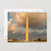 Washington Memorial Briefkaart (Voorkant / Achterkant)