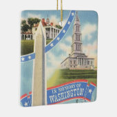 Washington Memory Tribute Keramisch Ornament (Rechts)