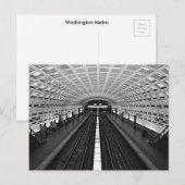Washington Metro Briefkaart (Voorkant / Achterkant)