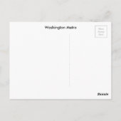 Washington Metro Briefkaart (Achterkant)