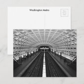 Washington Metro Briefkaart (Voorkant / Achterkant)