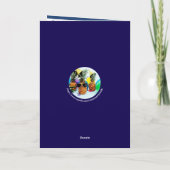 Washington Monument 250 Years Fireworks Feestdagen Kaart (Achterkant)