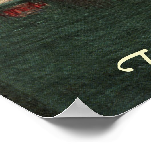 Washington Monument bij Night Poster (Hoek)