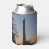 Washington Monument bij zonsondergang in DC Blikjeskoeler (Blikje Voorkant)
