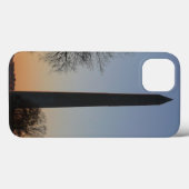 Washington Monument bij zonsondergang in DC Case-Mate iPhone Case (Achterkant (horizontaal))