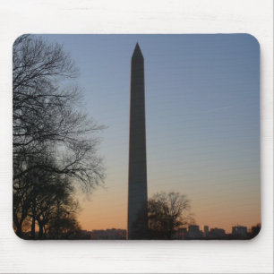 Washington Monument bij zonsondergang in DC Muismat