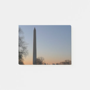Washington Monument bij zonsondergang in DC Post-it® Notes