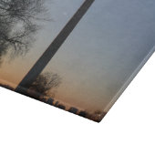 Washington Monument bij zonsondergang in DC Snijplank (Hoek)