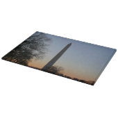 Washington Monument bij zonsondergang in DC Snijplank (Hoek)