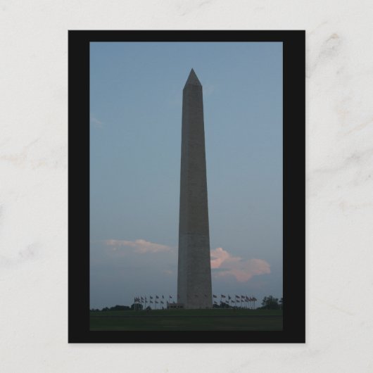 Washington Monument Briefkaart (Voorkant)