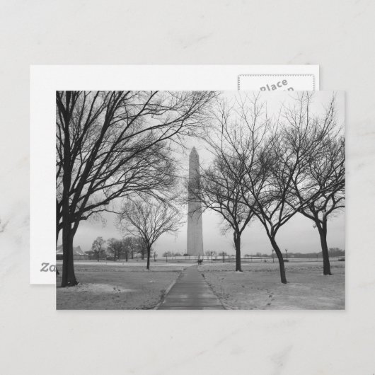 Washington Monument Briefkaart (Voorkant / Achterkant)