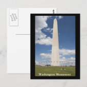 Washington Monument Briefkaart (Voorkant / Achterkant)