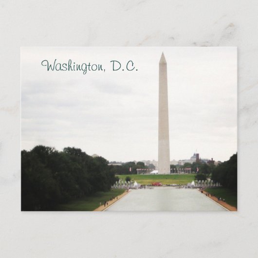 Washington Monument Briefkaart (Voorkant)