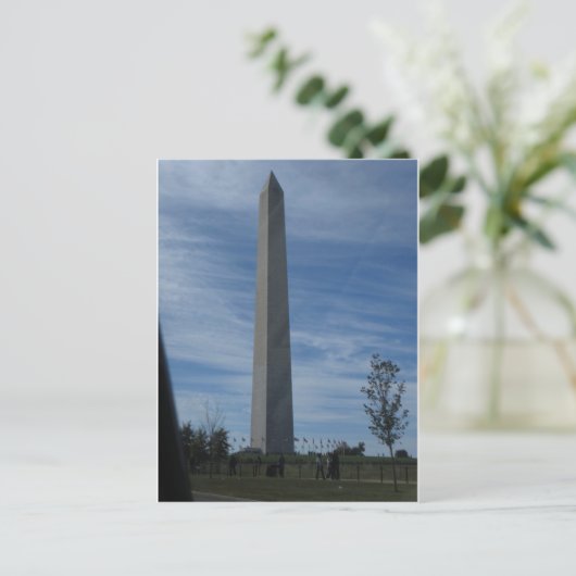 Washington Monument Briefkaart (Staand voorkant)