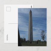 Washington Monument Briefkaart (Voorkant / Achterkant)