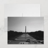 Washington Monument Briefkaart (Voorkant / Achterkant)