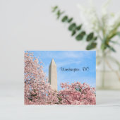 Washington Monument Briefkaart (Staand voorkant)
