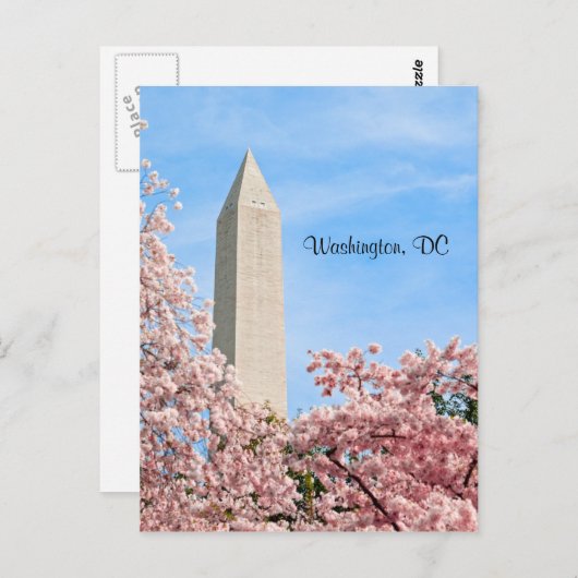 Washington Monument Briefkaart (Voorkant / Achterkant)