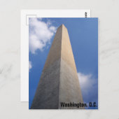 Washington Monument Briefkaart DC Fieldtrip Souven (Voorkant / Achterkant)